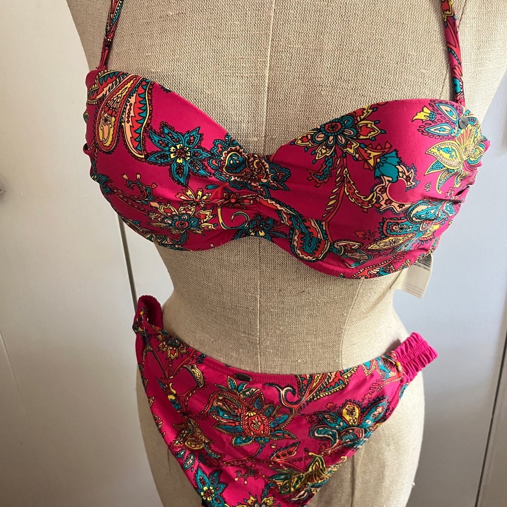 Vibrant O’Neil Floral Bikini Set with tags